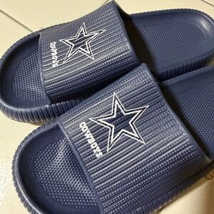 Navy Slide Sandals
